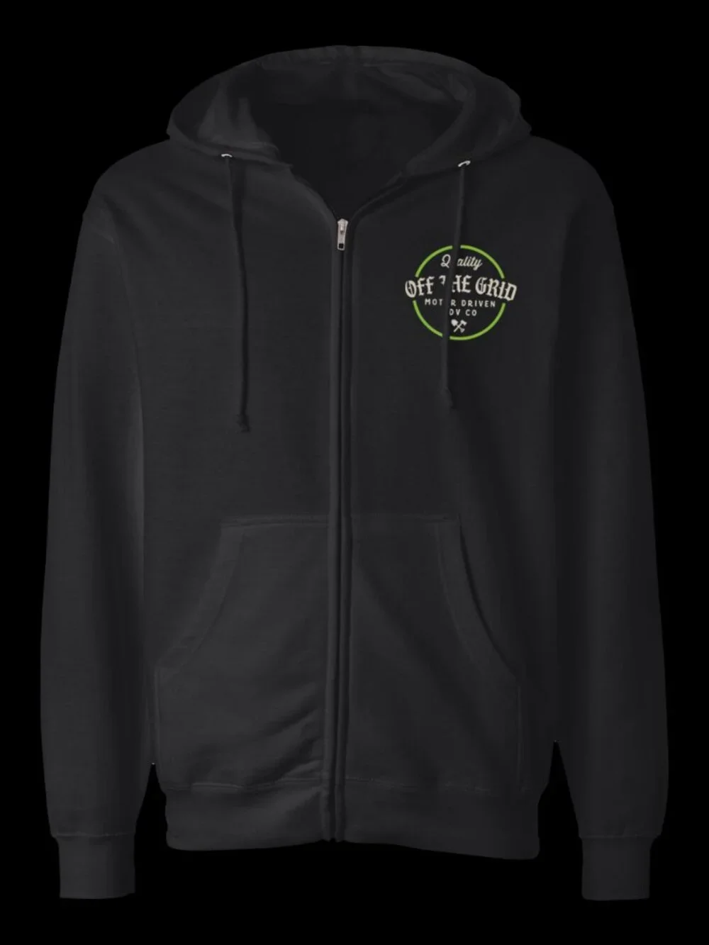 Off The Grid Surplus Old Fashioned Zip Hoodie - Green Camo